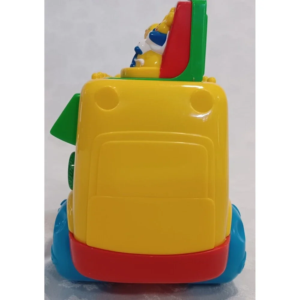 FISHER PRICE BABY SMARTRONICS NURSERY BUS POPPIN PALS TOY - WORKS - VINTAGE 1999